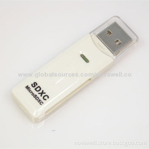 USB2.0 SD card reader supports SDHC/micro SDHC without need adapter, OEM order welcome